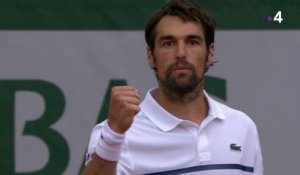 Roland-Garros : Et de 2 tie-break remportés par Chardy contre Berdych !