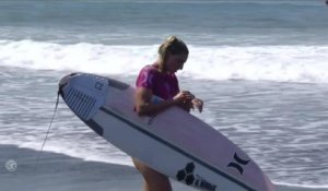 Les meilleurs moments de la série de L. Peterson et C. Henrique (Corona Bali Women's Pro) - Adrénaline - Surf