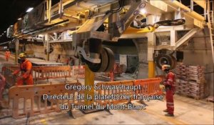 Tunnel du Mont-Blanc : le chantier en vidéo