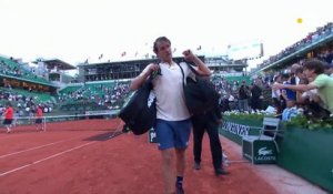 Roland-Garros : Norrie remporte le 3e set, le match est interrrompu !