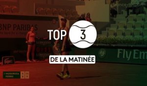Roland-Garros : Le top 3 de la matinée du 31 mai