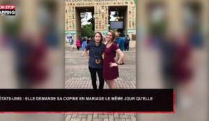 Etats-Unis : Elle demande sa copine en mariage, en même temps qu’elle (Vidéo)