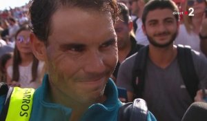 Roland-Garros 2018 : Rafael Nadal "C'était un très bon match"