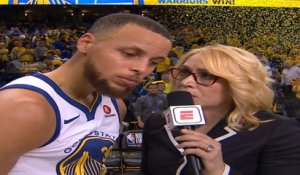 Stephen Curry Game 1 Postgame Interview