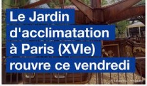 Réouverture du Jardin d'acclimatation à Paris