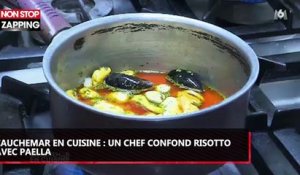 Cauchemar en cuisine : Le cuisinier sert une paëlla... à la place d'un risotto (vidéo)