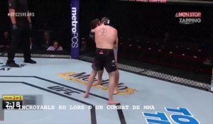 Impressionnant KO lors d'un combat de MMA (vidéo)