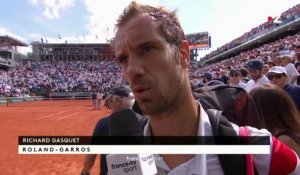 Roland-Garros 2018 : Gasquet "Impossible de prendre le contrôle de l'échange contre lui"