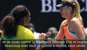 Roland-Garros - Sharapova : "Serena m'inspire beaucoup"