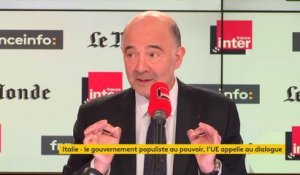 Pierre Moscovici : "Ce n'est pas depuis Bruxelles qu'on va faire la politique à Rome"