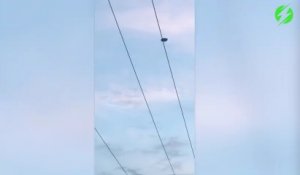Il filme un objet volant mysterieux dans le ciel d'Hastings, Australie... Drone ou OVNI