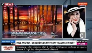 EXCLU - Miss USA - Geneviève de Fontenay: "Les défilés en deux pièces, c'est de l'exhibition !" - VIDEO
