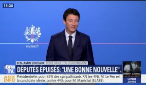 "C'est une très bonne nouvelle que les députés travaillent beaucoup", estime le porte-parole du gouvernement