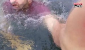 Angleterre : Un homme se jette à l'eau pour sauver son drone (Vidéo)