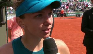 Roland-Garros 2018 : Simona Halep "Très heureuse de battre une joueuse comme Muguruza"