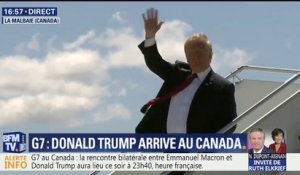 Donald Trump arrive au G7 et se prépare à un bras de fer avec les autres dirigeants
