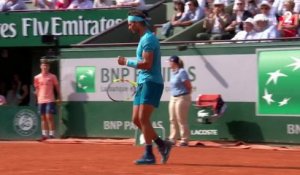 Roland-Garros 2018 : Rafael Nadal s'envole et remporte le deuxième set