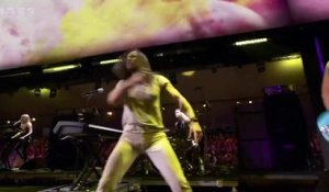 E3 2018 : Andrew W.K. chante pendant la conférence E3 de Bethesda