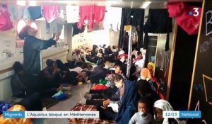 Migrant : l'Aquarius bloqué en Méditerranée