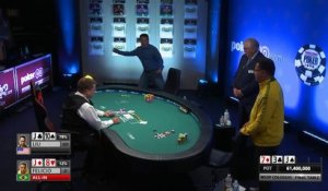 Poker : Il fête sa victoire un peu trop tôt  !
