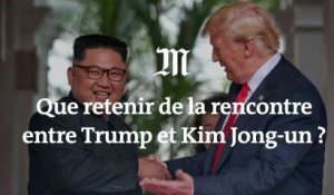 Ce qu’il faut retenir des annonces de Donald Trump et Kim Jong-un à Singapour
