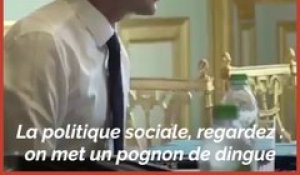 «Lasagnes faites avec de la paëlla»: la charge de Macron sur les aides sociales fait polémique