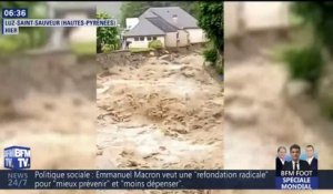 À Luz-Saint-Sauveur, les inondations se transforment en torrent