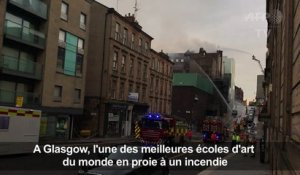 GB : incendie à la Glasgow School of Arts