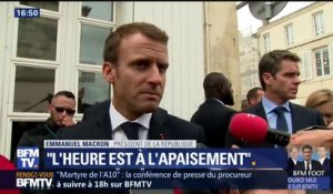 Aquarius: "Je poursuis une volonté de travailler avec l’Italie", dit Macron