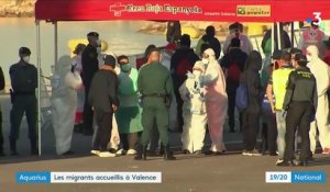 Aquarius : les migrants accueillis à Valence