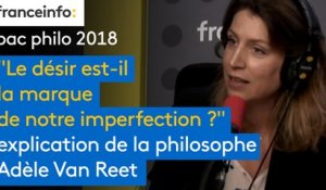 "Le désir est-il la marque de notre imperfection ?" : les sujets du bac philo expliqués par la philosophe Adèle Van Reeth