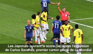 Le Japon crée la surprise en battant la Colombie 2-1