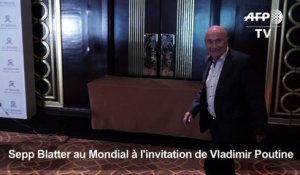 Blatter ne se sent "pas rejeté" par le monde du football