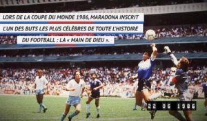 Il y a 32 ans - La "Main de Dieu" de Maradona