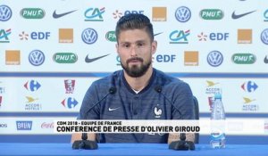 Mondial 2018 - Conf de presse: Le role tactique d'Olivier Giroud