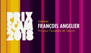 Prix pour l’ensemble de l’œuvre sonore 2018  : François Angelier