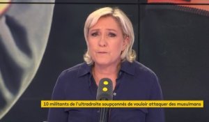Marine Le Pen se "félicite" de l'arrestation de militants de l'ultradroite