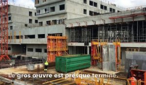 Le chantier du nouvel hôpital d'Epinal se poursuit