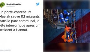 Un porte-conteneurs Maersk bloqué au large de la Sicile avec une centaine de migrants.