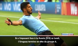 Fast match report - Uruguay 3-0 Russie