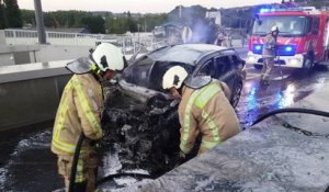 Violent accident à Courcelles