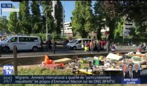 Paris: la "colline du crack" évacuée porte de la Chapelle