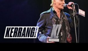 JOHNNY DEPP awards JOE PERRY: Kerrang! Awards 2018