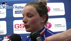 Championnats de France 2018 - Dames  :  Gladys Verhulst deuxième et championne de France Espoirs
