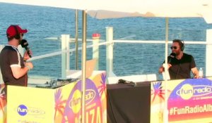 David Guetta en interview en direct d'Ibiza