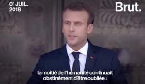 L'hommage d'Emmanuel Macron à Simone Veil