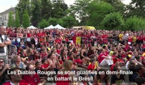 Mondial-2018: les Belges euphoriques après la victoire