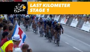 Last kilometer / Flamme rouge - Étape 1 / Stage 1 - Tour de France 2018