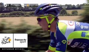 Tour de France 2018 : Une échappée menée par Sylvain Chavanel avec deux compagnons