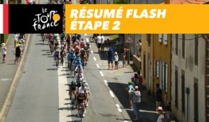 Résumé Flash - Étape 2 - Tour de France 2018
